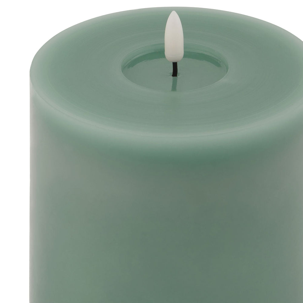 Luxe Collection Melt Effect 5x5 Sage LED Wax Candle - Canwell Interiors Limited - Hills