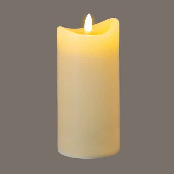 Luxe Collection Natural Glow 2.75x6 Cream Melted LED Candle - Canwell Interiors Limited - Hills