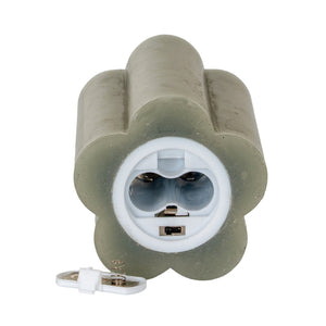 Luxe Collection Natural Glow 2.75x6 Grey Pillar LED Candle - Canwell Interiors Limited - Hills