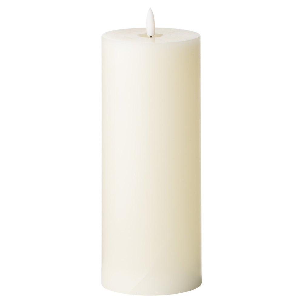 Luxe Collection Natural Glow 3.5x9 LED Cream Candle - Canwell Interiors Limited - Hills