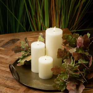 Luxe Collection Natural Glow 3.5x9 LED Cream Candle - Canwell Interiors Limited - Hills
