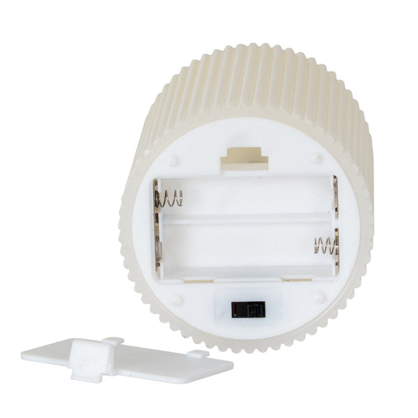Luxe Collection Natural Glow 3.5x9 Texture Ribbed LED Candle - Canwell Interiors Limited - Hills