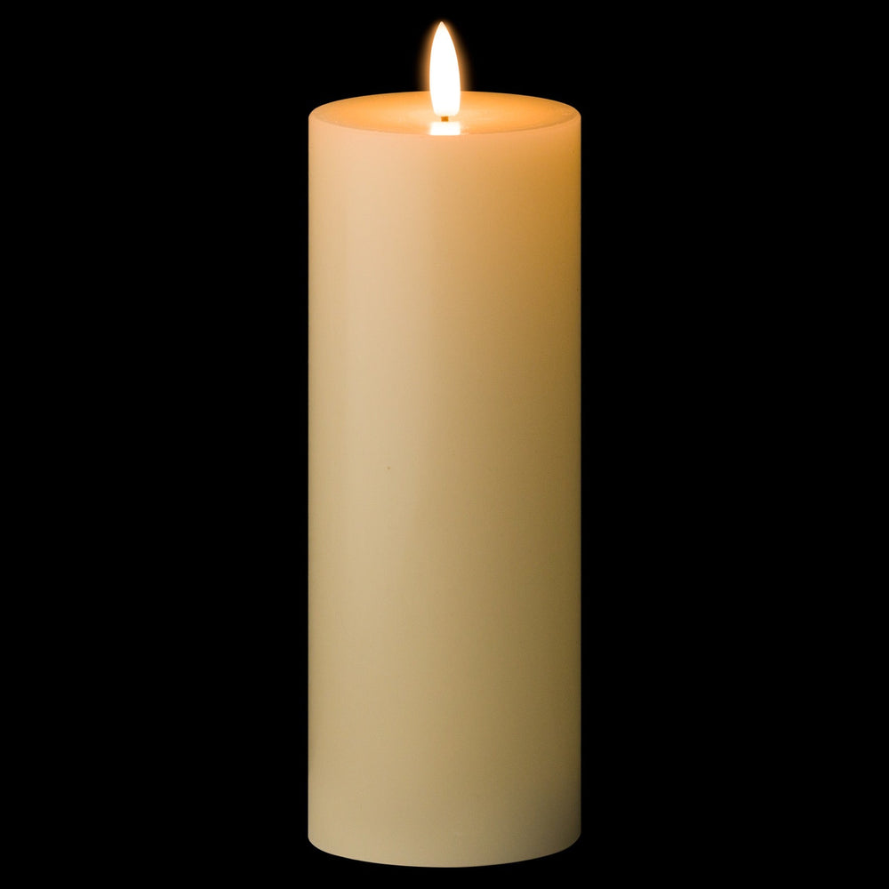 Luxe Collection Natural Glow 3x8 LED Cream Candle - Canwell Interiors Limited - Hills