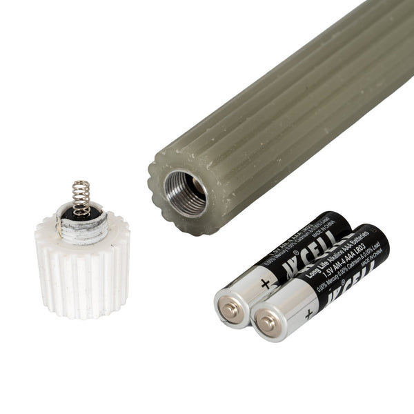 Luxe Collection Natural Glow Sage Ribbed Taper Candles - Canwell Interiors Limited - Hills