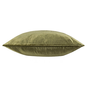 Luxe Velvet 55x55 Feather Filled Cushion Olive - Canwell Interiors Limited - Riva