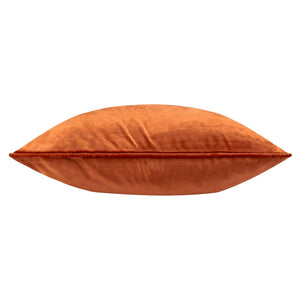 Luxe Velvet 55x55 Feather Filled Cushion Rust - Canwell Interiors Limited - Riva