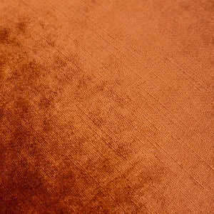 Luxe Velvet 55x55 Feather Filled Cushion Rust - Canwell Interiors Limited - Riva