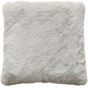 Luxury Faux Rabbit Cushion Grey 50x50 - Canwell Interiors Limited - Malini