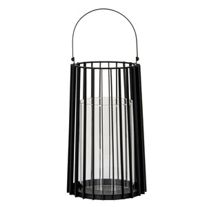 Lynk Large Lantern with Handle and Glass Candle Holder - Canwell Interiors Limited - Hills