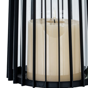 Lynk Large Lantern with Handle and Glass Candle Holder - Canwell Interiors Limited - Hills