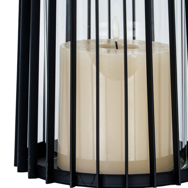 Lynk Large Lantern with Handle and Glass Candle Holder - Canwell Interiors Limited - Hills