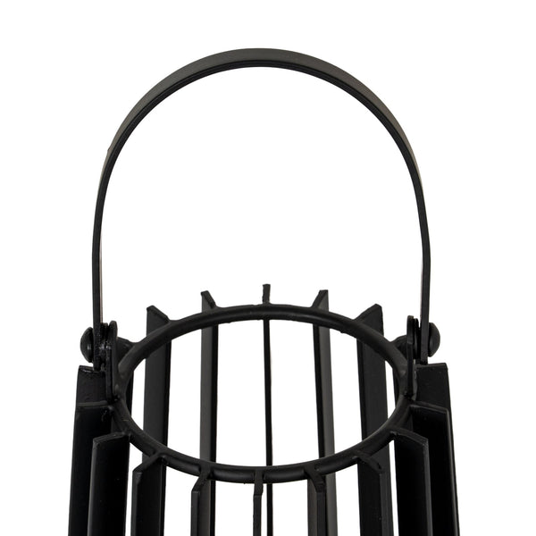 Lynk Small Lantern with Handle and Glass Candle Holder - Canwell Interiors Limited - Hills