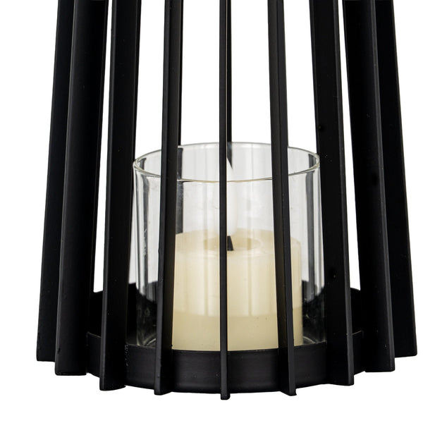 Lynk Small Lantern with Handle and Glass Candle Holder - Canwell Interiors Limited - Hills