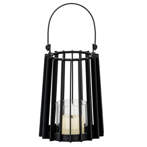 Lynk Small Lantern with Handle and Glass Candle Holder - Canwell Interiors Limited - Hills