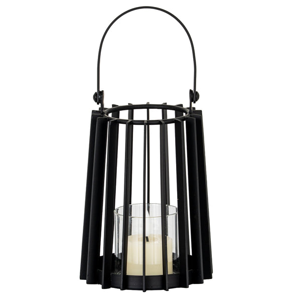 Lynk Small Lantern with Handle and Glass Candle Holder - Canwell Interiors Limited - Hills