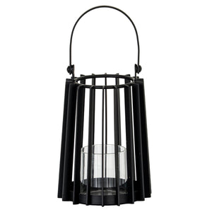 Lynk Small Lantern with Handle and Glass Candle Holder - Canwell Interiors Limited - Hills