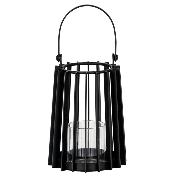 Lynk Small Lantern with Handle and Glass Candle Holder - Canwell Interiors Limited - Hills