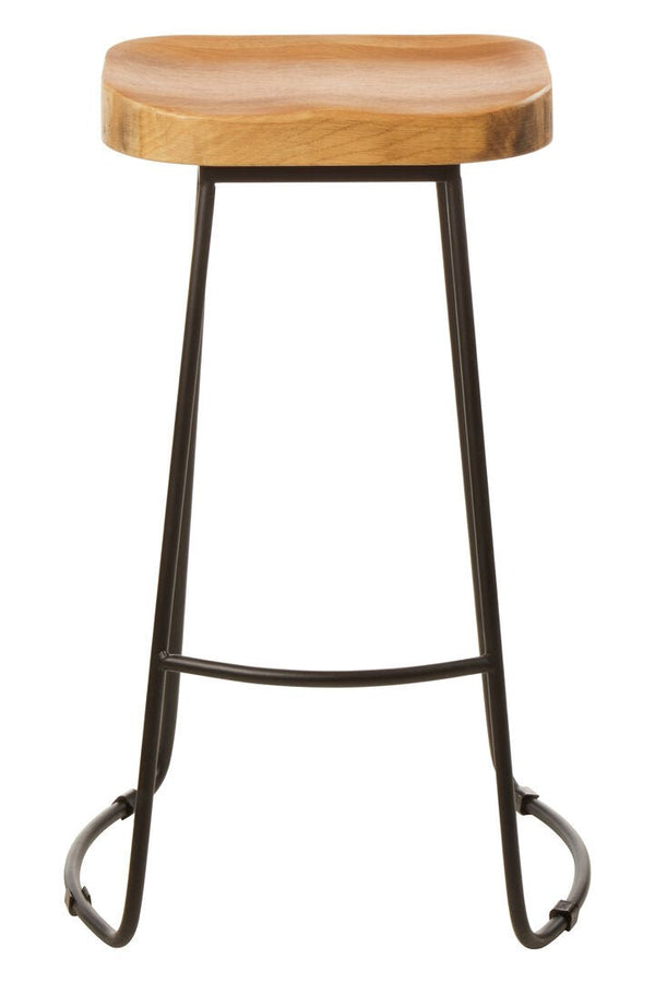 Lyon Oak Wood Bar Stool - Canwell Interiors Limited - Xshowhome
