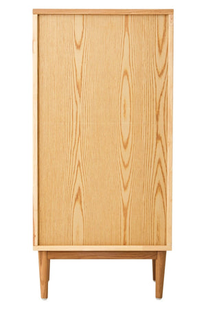 Lyon Rattan and Oak Wood Chest of Four Drawers - XShowhome Limited - Xshowhome