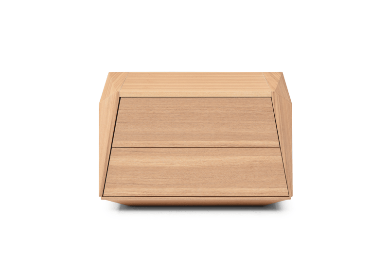 Madon Wide Bedside Table 700mm - Ash Oak - XShowhome Limited - Tommy Franks