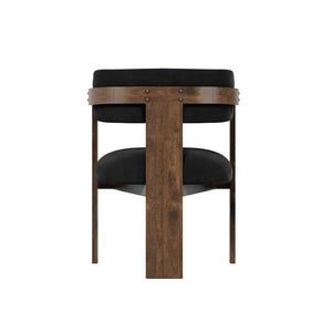 Mai Black & Black Dining Chair - Canwell Interiors Limited - Canwell
