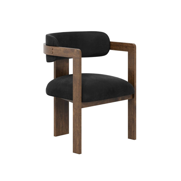 Mai Black & Black Dining Chair - Canwell Interiors Limited - Canwell