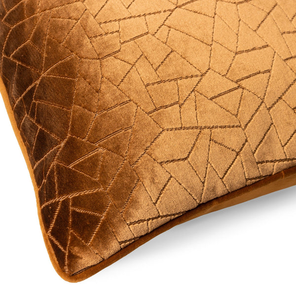 Malans 45x45 Feather Filled Cushion Bronze - Canwell Interiors Limited - Riva