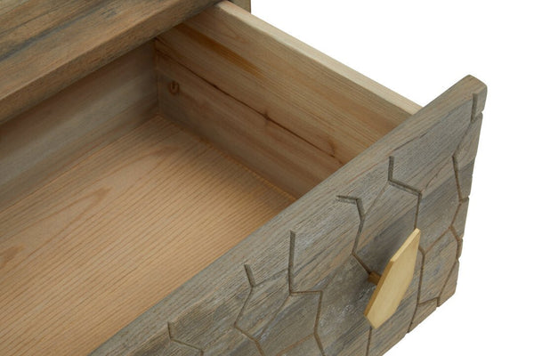 Malay Four Drawer Recycled Elm Wood Chest - Canwell Interiors Limited - Xshowhome