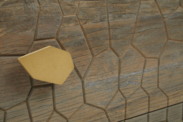 Malay Four Drawer Recycled Elm Wood Chest - Canwell Interiors Limited - Xshowhome