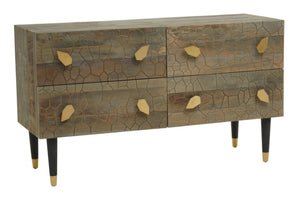 Malay Four Drawer Recycled Elm Wood Chest - XShowhome Limited - Xshowhome
