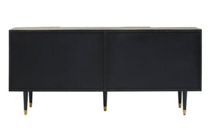 Malay Recycled Elm Wood 4 Door Sideboard - Canwell Interiors Limited - Xshowhome