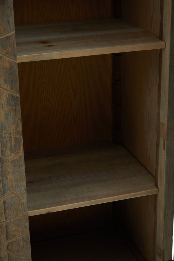 Malay Recycled Elm Wood Tall Cabinet - Canwell Interiors Limited - Xshowhome