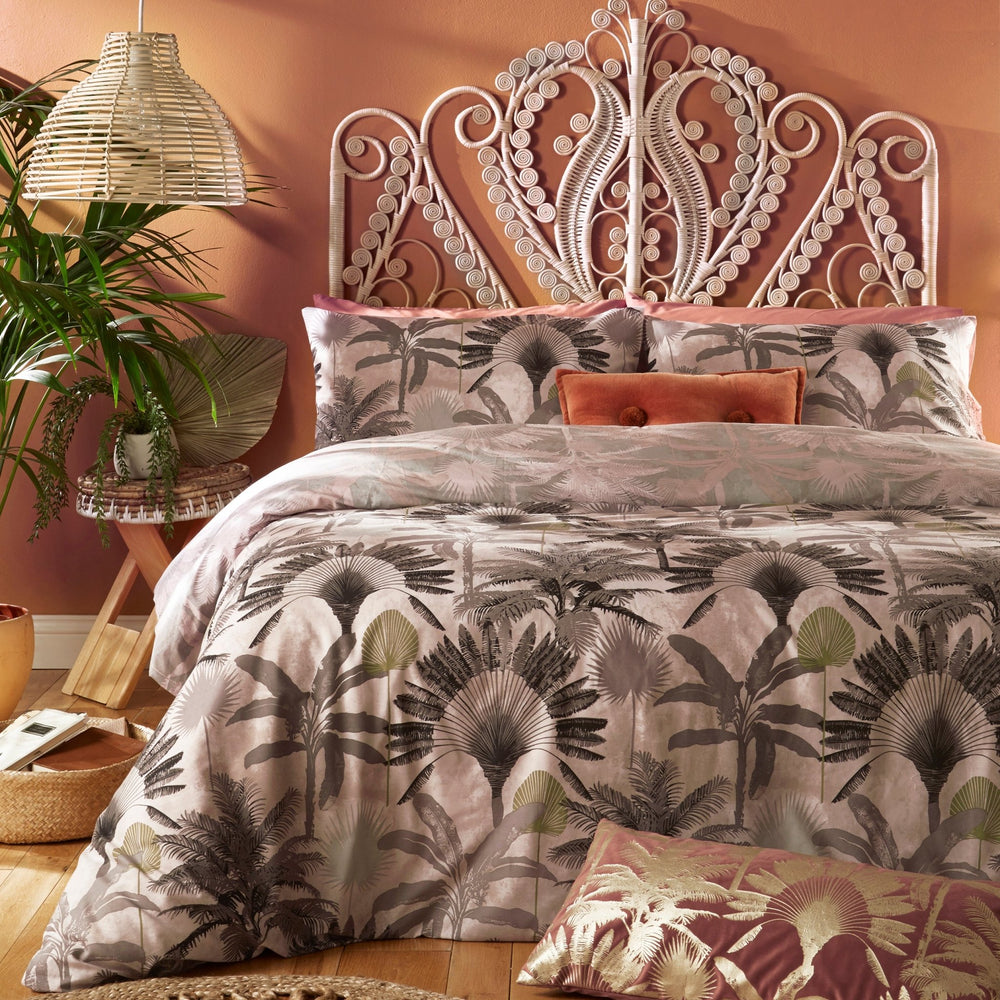 Malaysian Palm Db D/set Dusky Blush - Canwell Interiors Limited - Riva