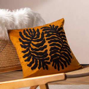 Maldive 45x45 Feather Filled Cushion Ginger - Canwell Interiors Limited - Riva