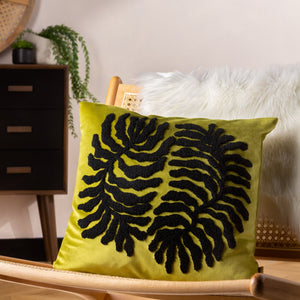 Maldive 45x45 Feather Filled Cushion Moss - Canwell Interiors Limited - Riva