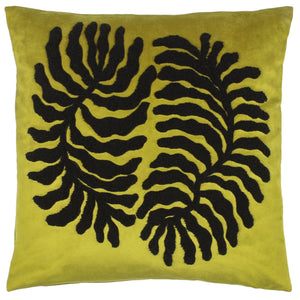 Maldive 45x45 Feather Filled Cushion Moss - Canwell Interiors Limited - Riva