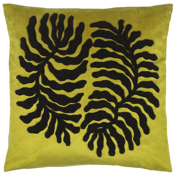 Maldive 45x45 Feather Filled Cushion Moss - Canwell Interiors Limited - Riva