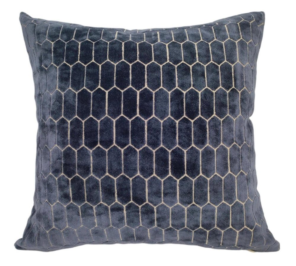 Malini Albie Navy Cushion - Canwell Interiors Limited - Malini