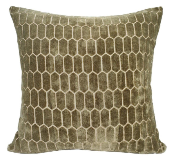 Malini Albie Olive Cushion - Canwell Interiors Limited - Malini
