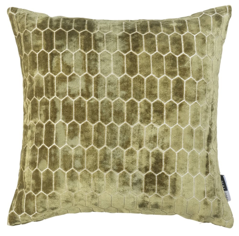 Malini Albie Olive Cushion - Canwell Interiors Limited - Malini