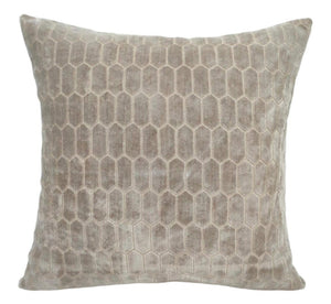 Malini Albie Taupe Cushion - Canwell Interiors Limited - Malini
