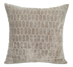 Malini Albie Taupe Cushion - Canwell Interiors Limited - Malini
