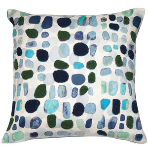 Malini Alfie Blue Cushion - Canwell Interiors Limited - Malini