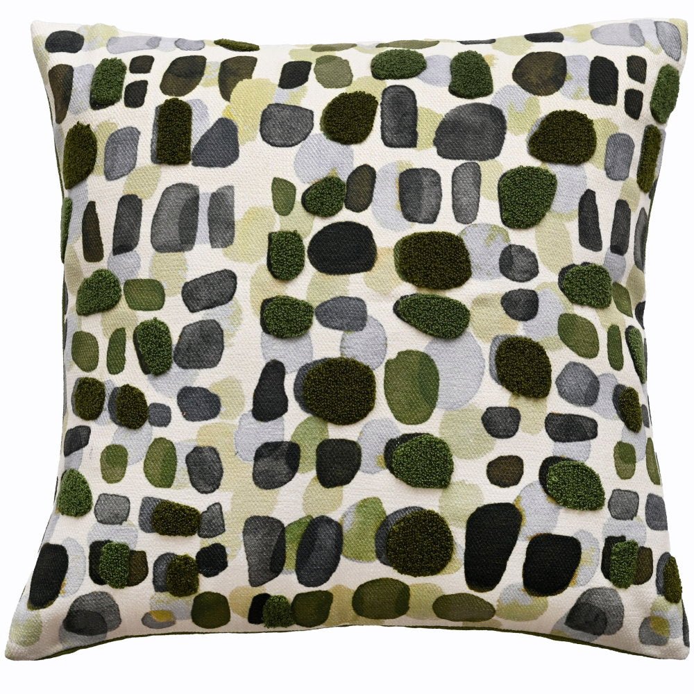 Malini Alfie Olive Cushion - Canwell Interiors Limited - Malini
