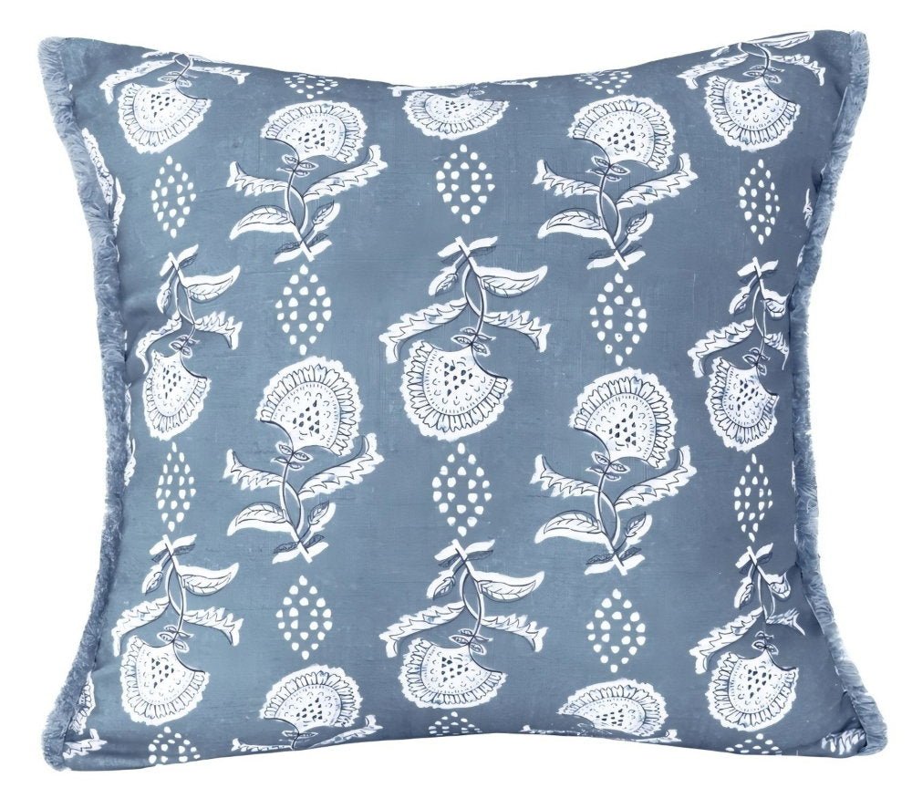 Malini Ava Blue Cushion - Canwell Interiors Limited - Malini