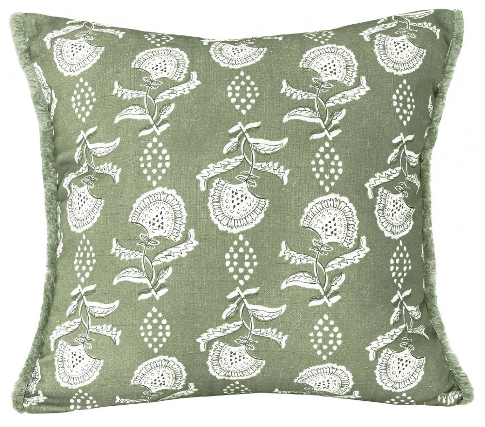 Malini Ava Sage Cushion - Canwell Interiors Limited - Malini