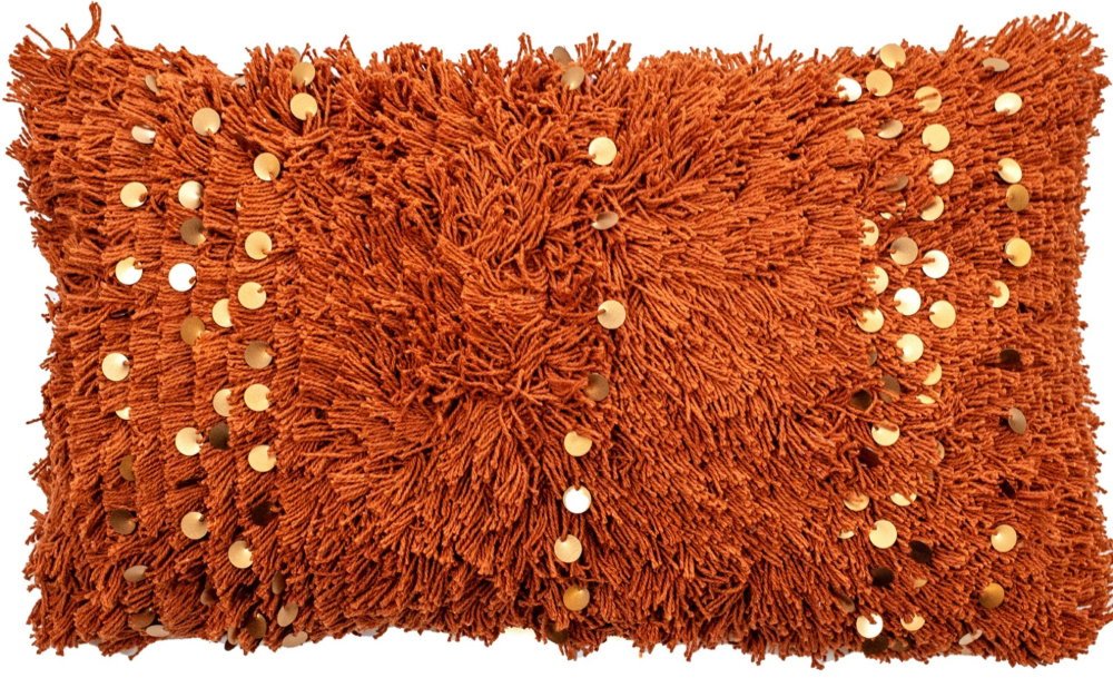 Malini Aziza Rust Cushion - Canwell Interiors Limited - Malini