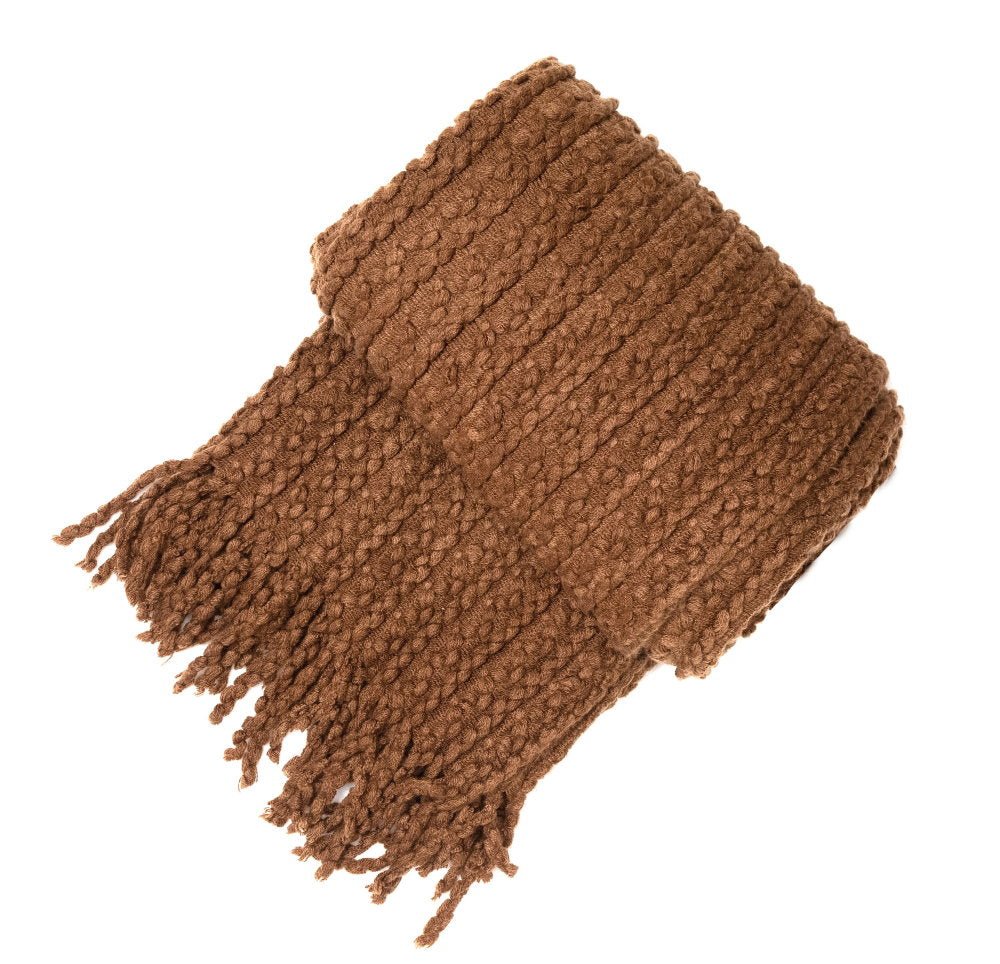 Malini Brixton Chocolate Throw - Canwell Interiors Limited - Malini