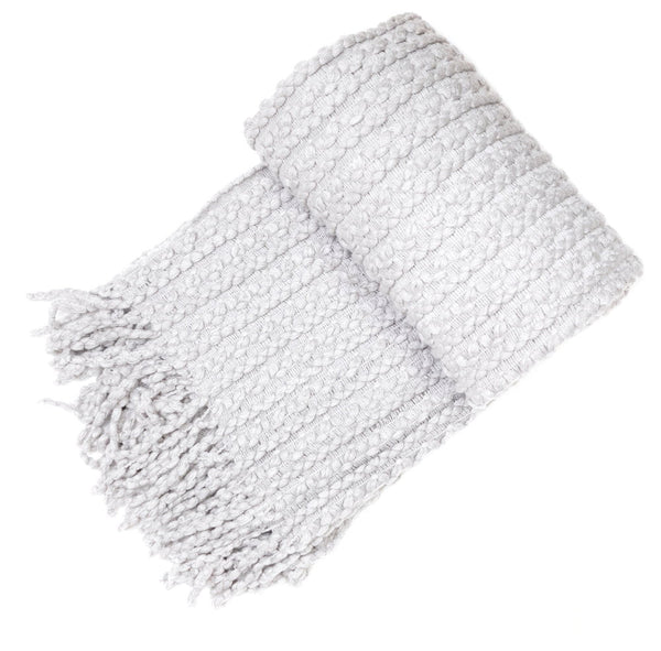Malini Brixton Grey Throw - Canwell Interiors Limited - Malini