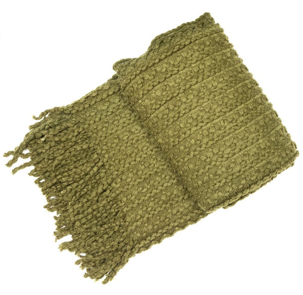 Malini Brixton Olive Throw - Canwell Interiors Limited - Malini